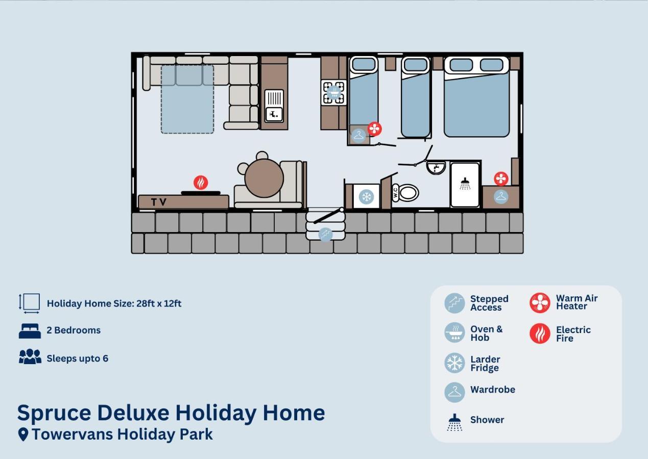 Spruce Deluxe Holiday Home 梅布尔索普 外观 照片